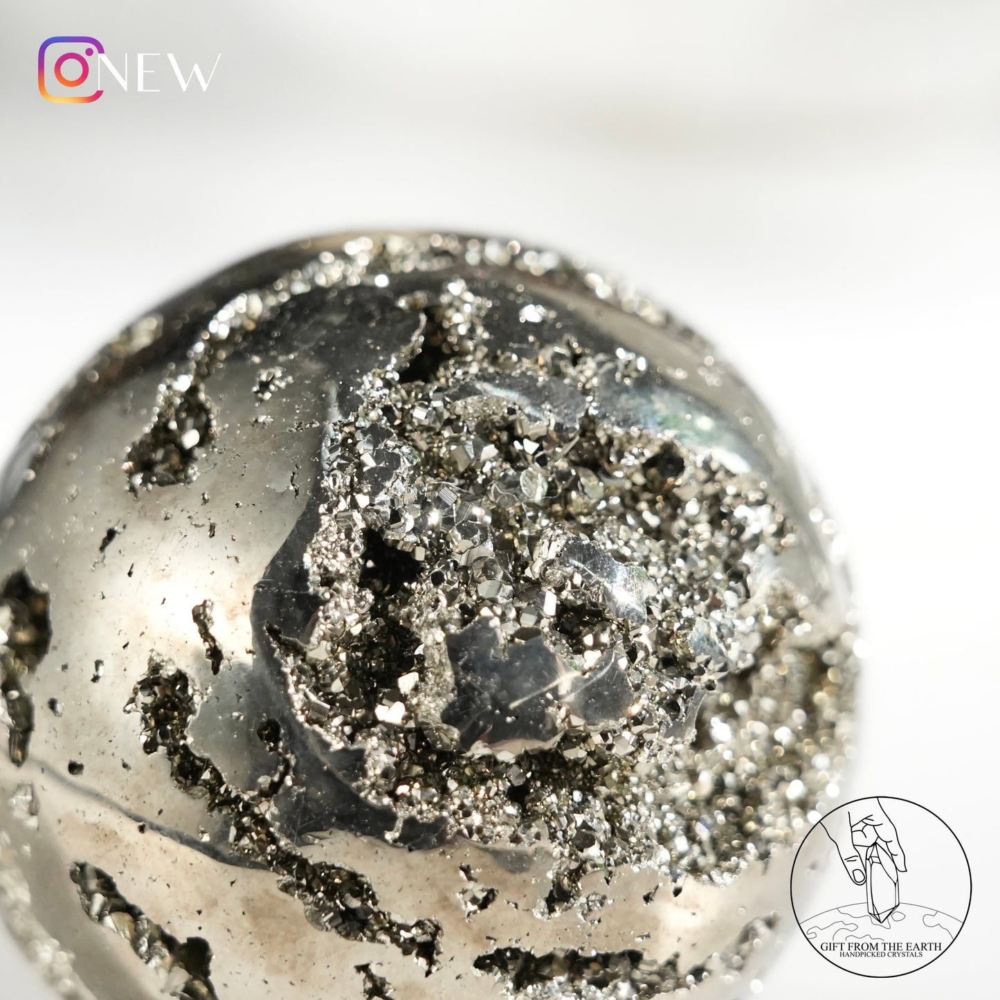 Peruvian pyrite sphere