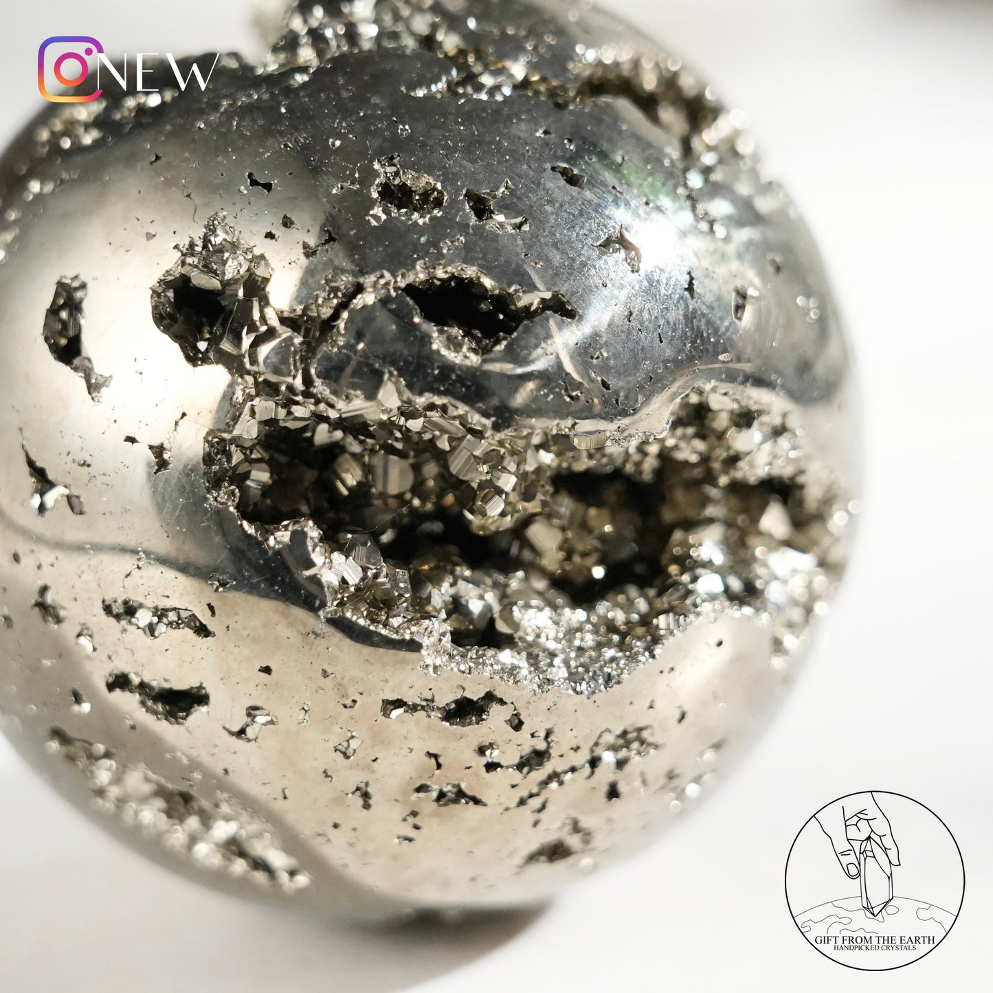 Peruvian pyrite sphere