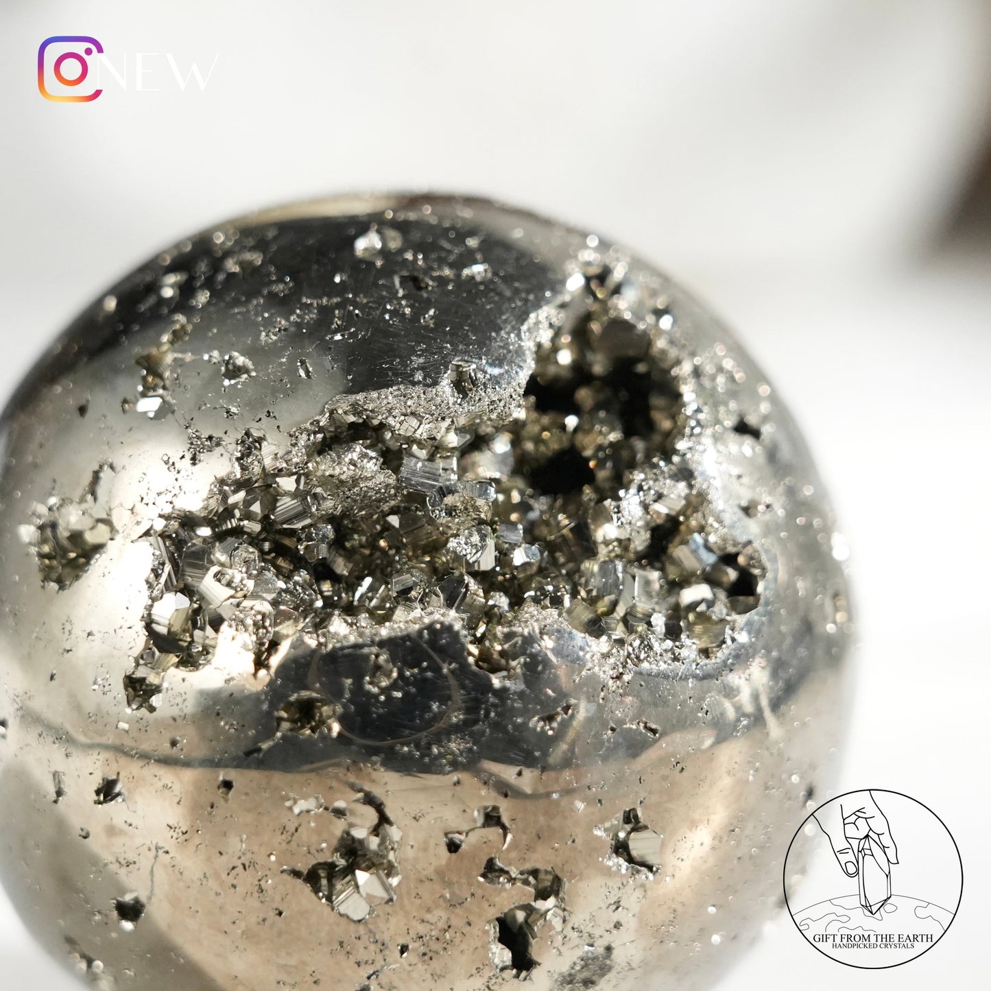 Peruvian pyrite sphere