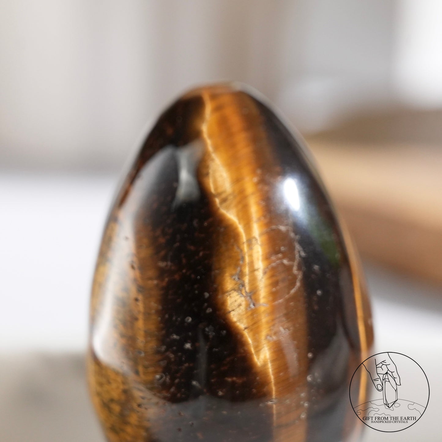 Yellow tiger's eye egg