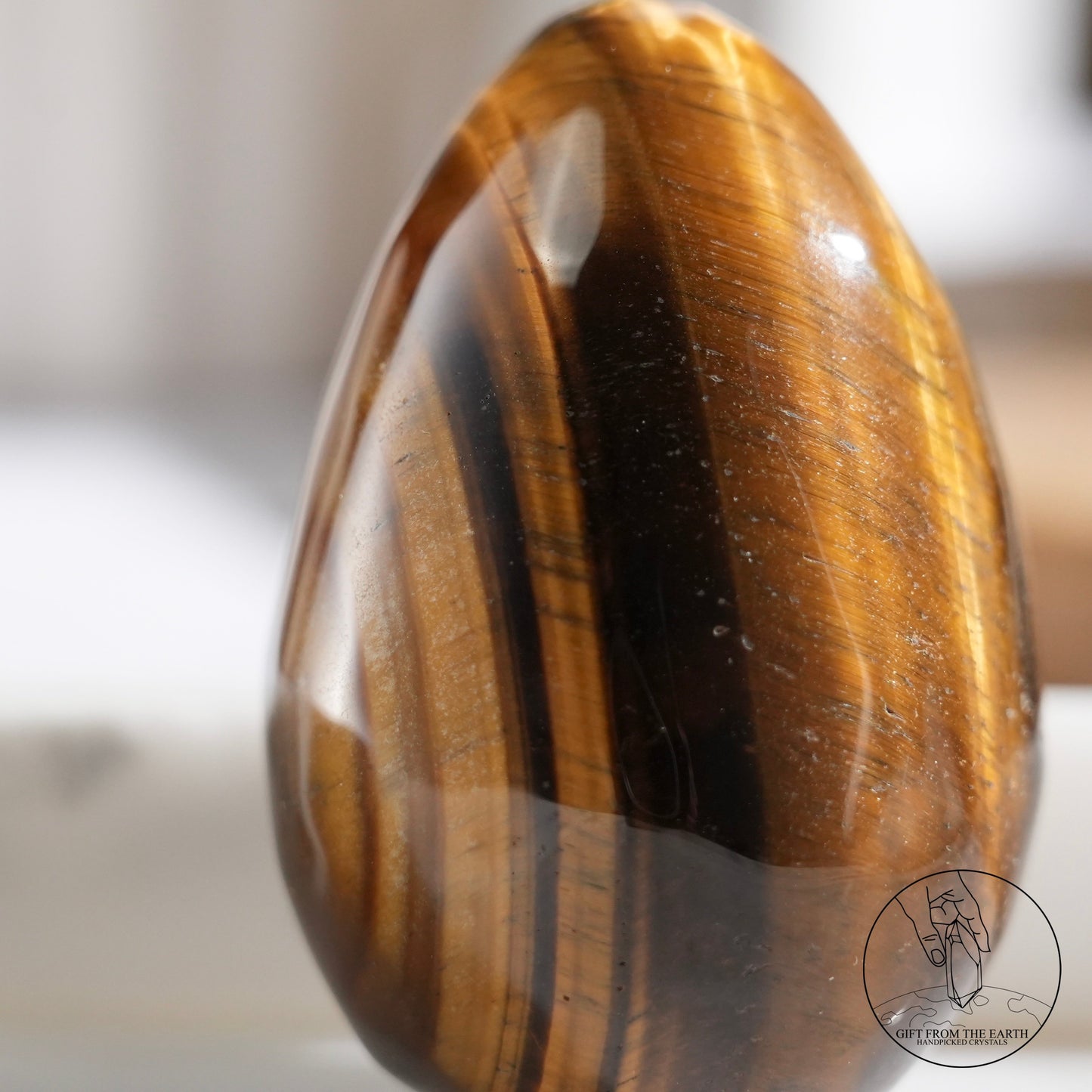 Yellow tiger's eye egg