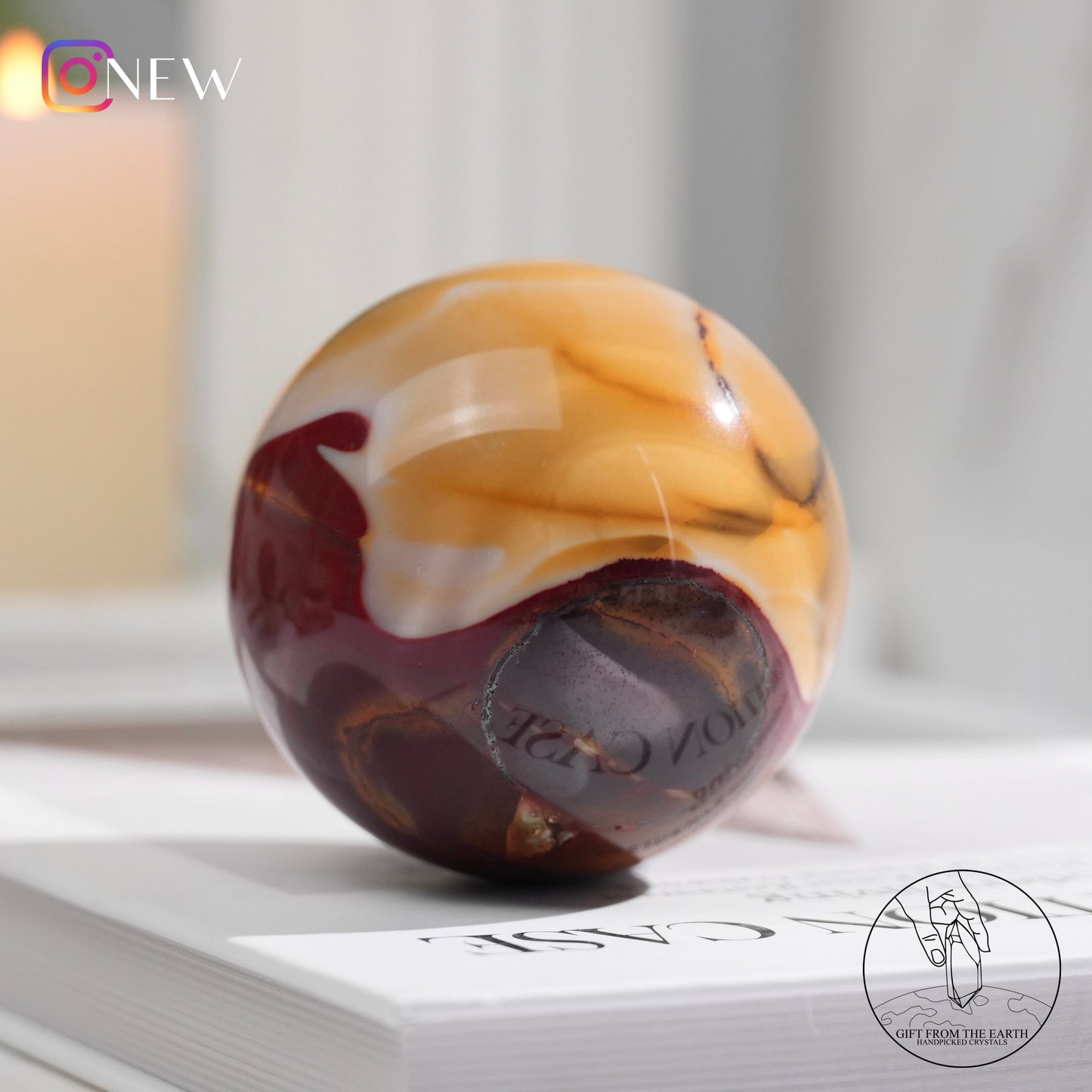 Mookaite sphere