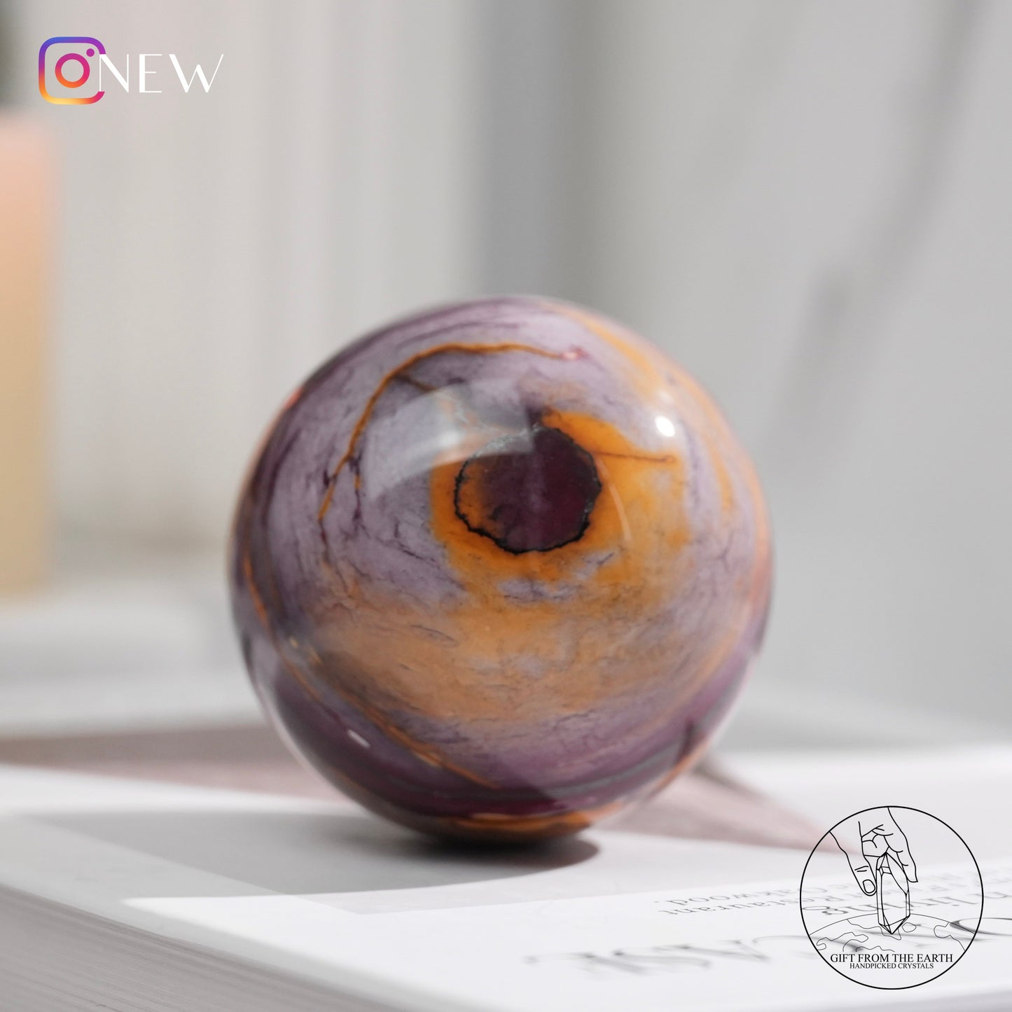 Mookaite sphere