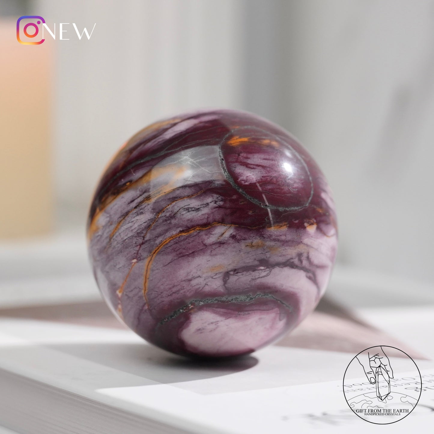 Mookaite sphere