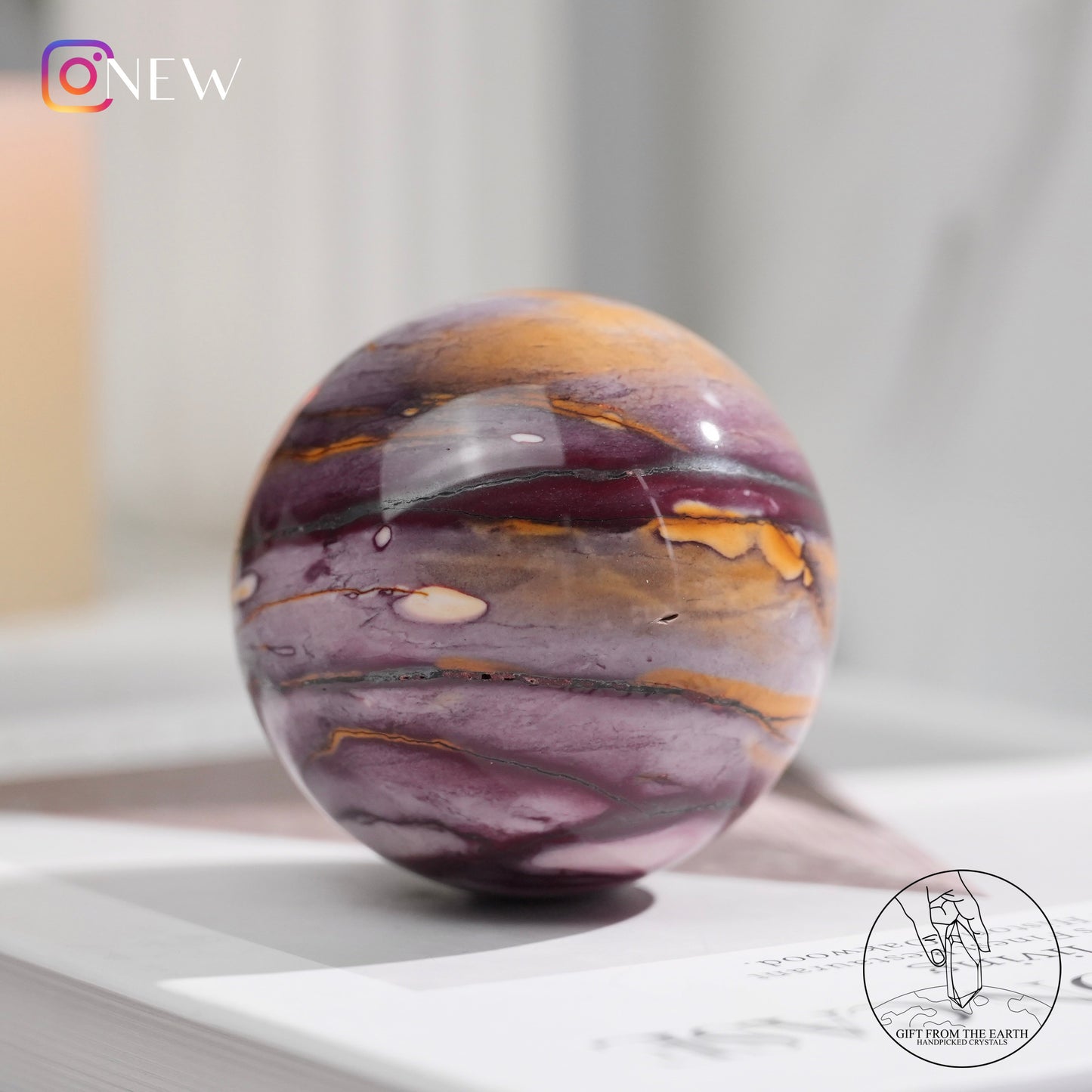 Mookaite sphere