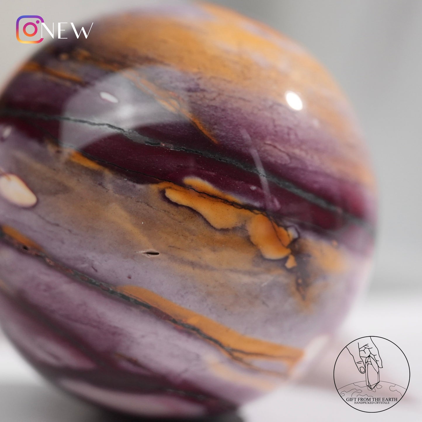 Mookaite sphere