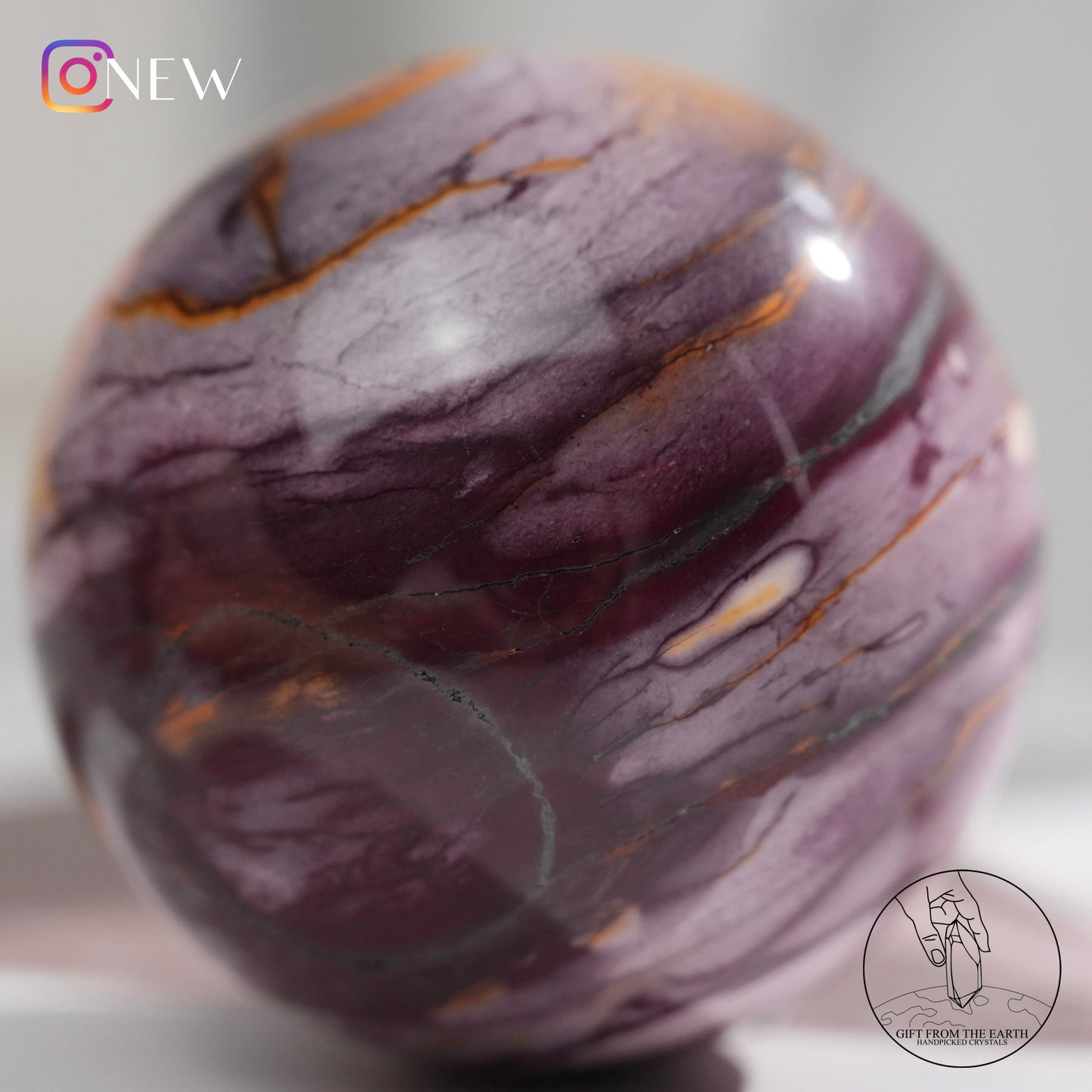 Mookaite sphere