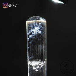 藍針圓頭沃格爾白水晶