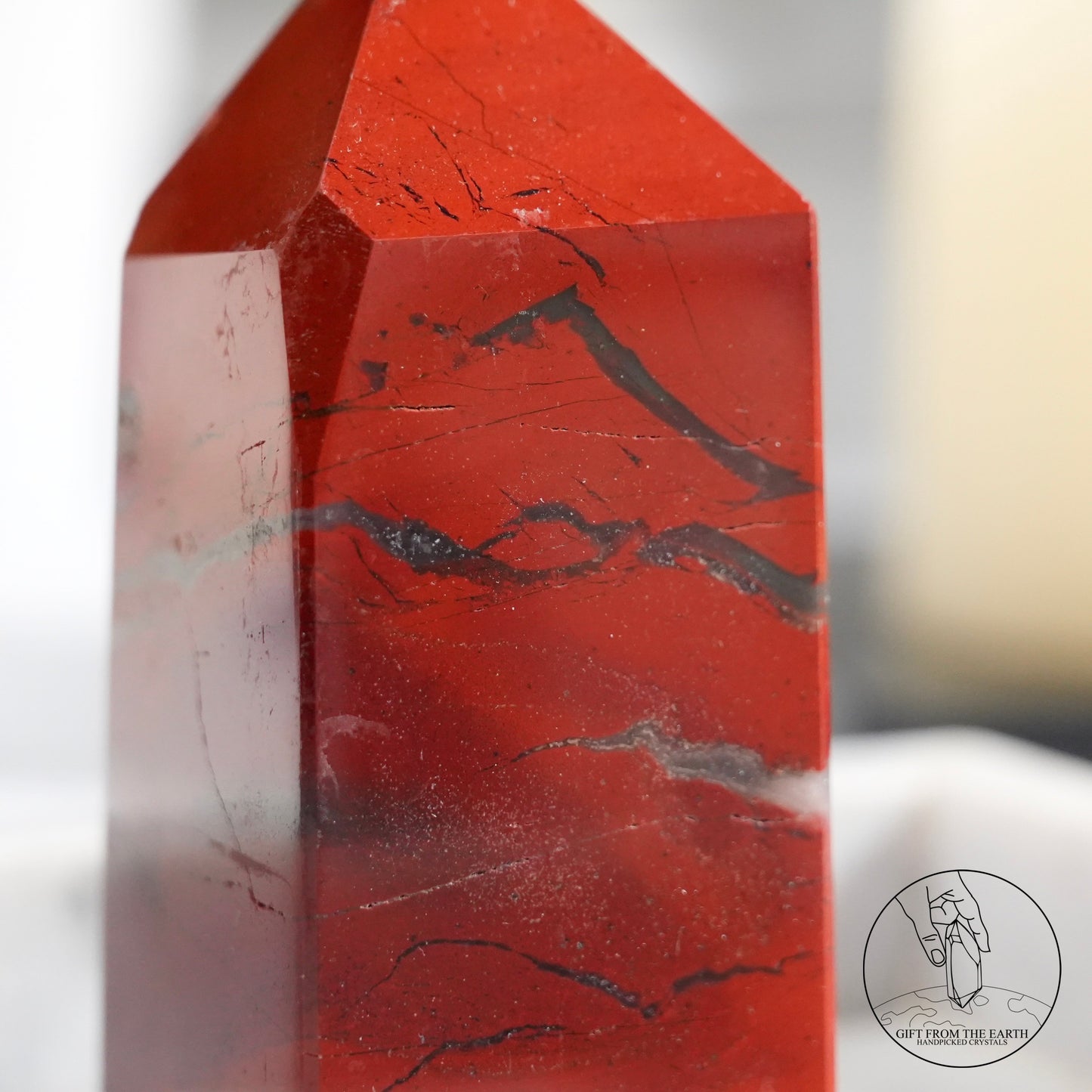 Red jasper point