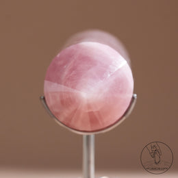 24-Facet Vogel Rose Quartz