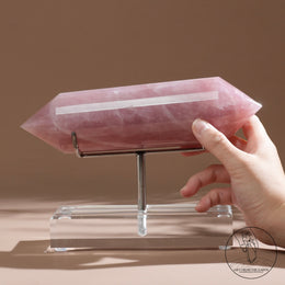 24-Facet Vogel Rose Quartz