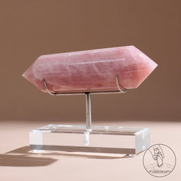 24-Facet Vogel Rose Quartz