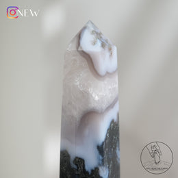 水草瑪瑙柱
