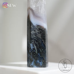 水草瑪瑙柱