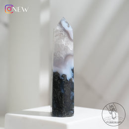 水草瑪瑙柱