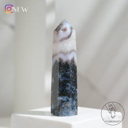 水草瑪瑙柱