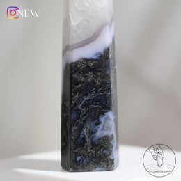 水草瑪瑙柱