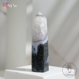 水草瑪瑙柱