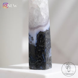 水草瑪瑙柱