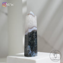 水草瑪瑙柱