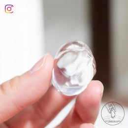 彩虹白水晶心