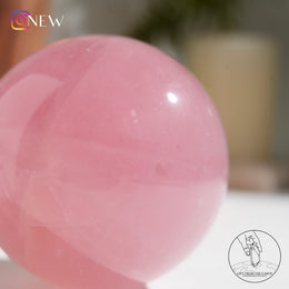 莫桑比克星光粉晶球