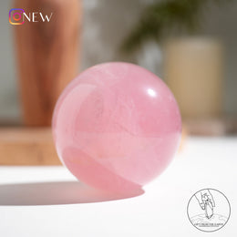 莫桑比克星光粉晶球