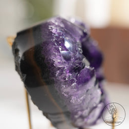 心形紫水晶簇