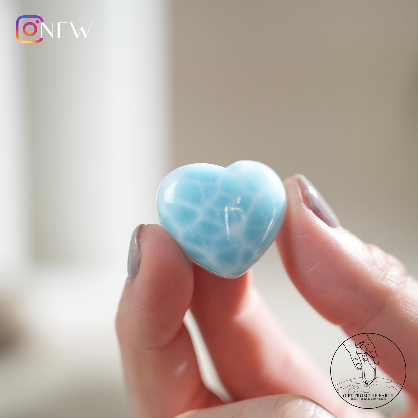 Larimar heart