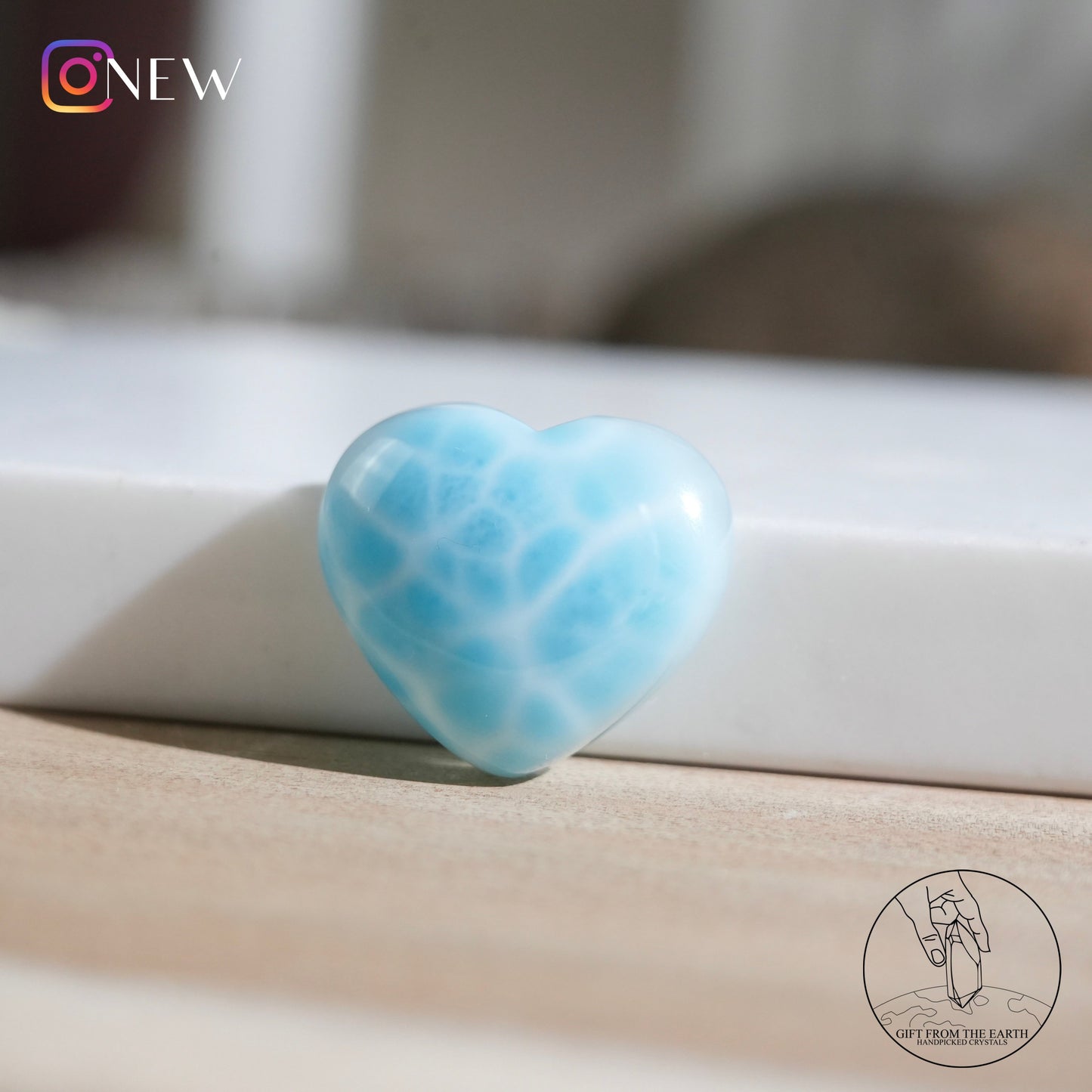 Larimar heart