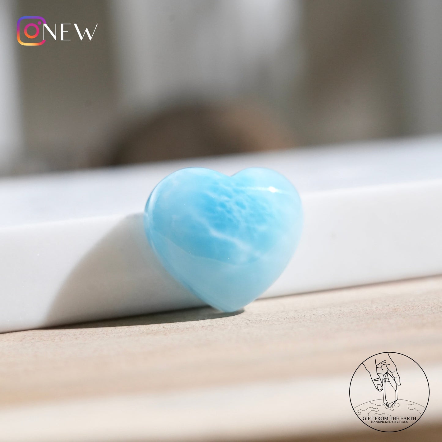 Larimar heart