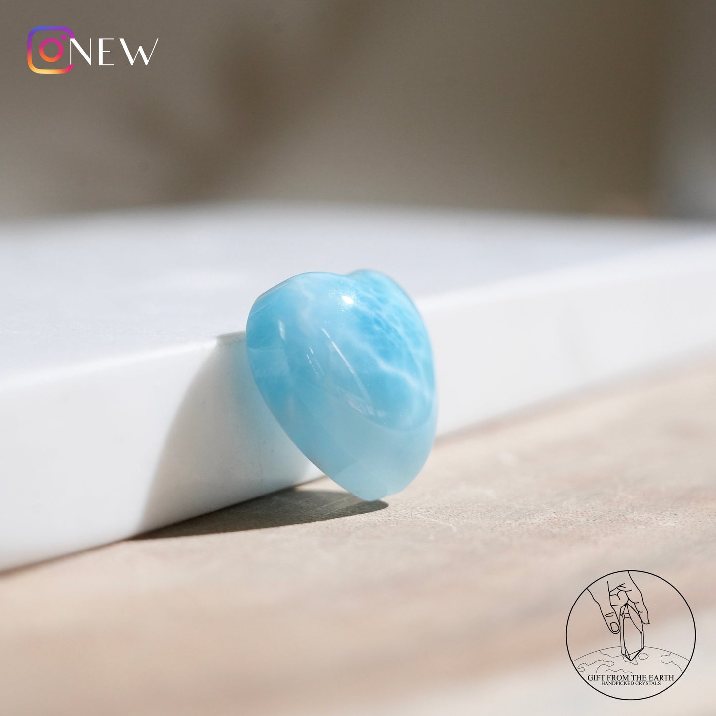 Larimar heart