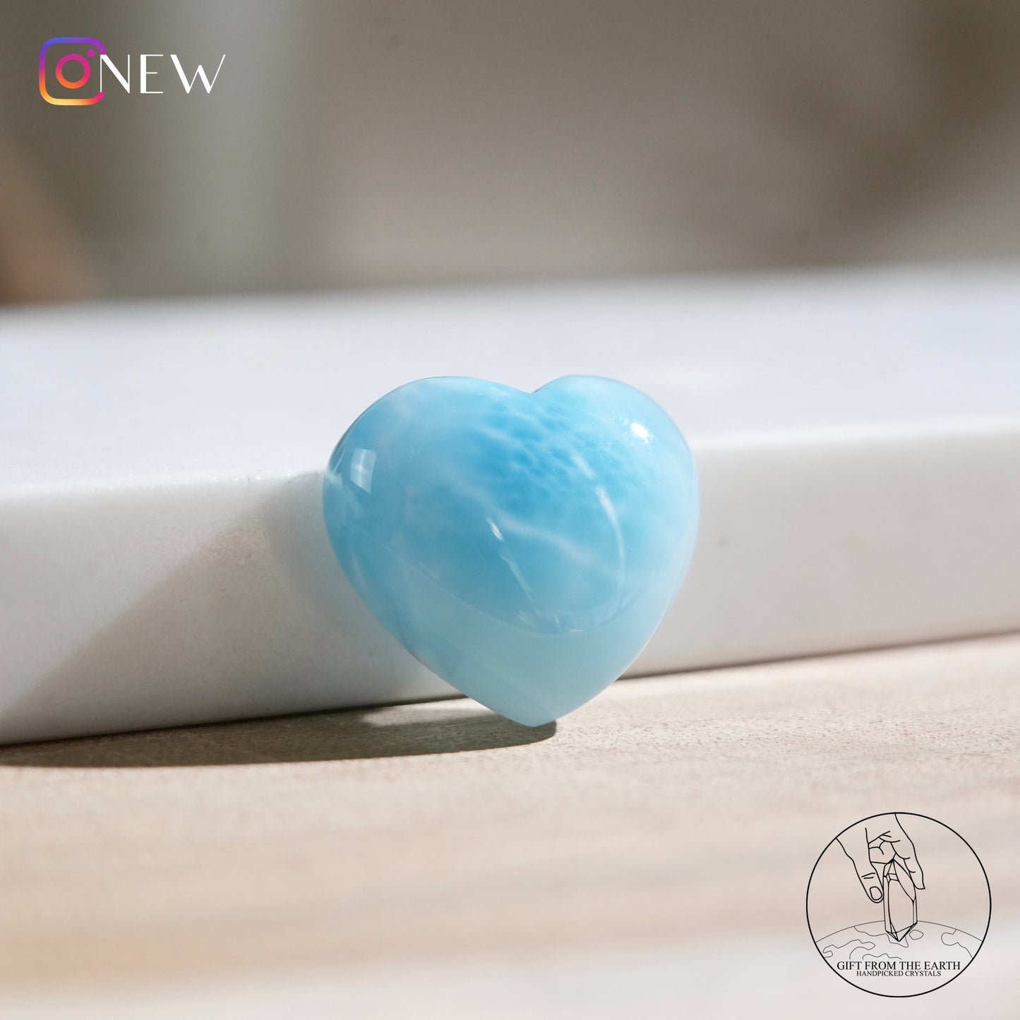 Larimar heart