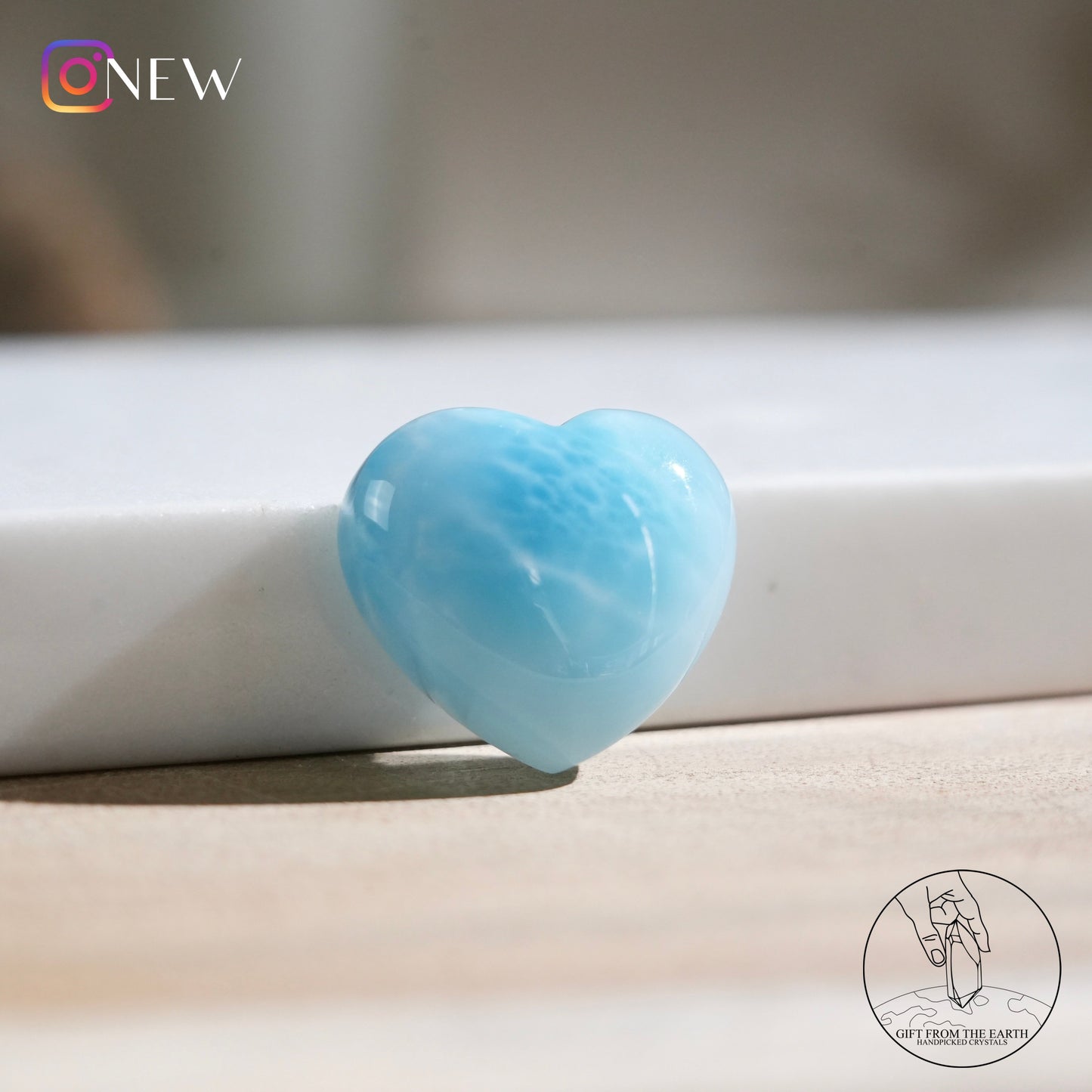 Larimar heart