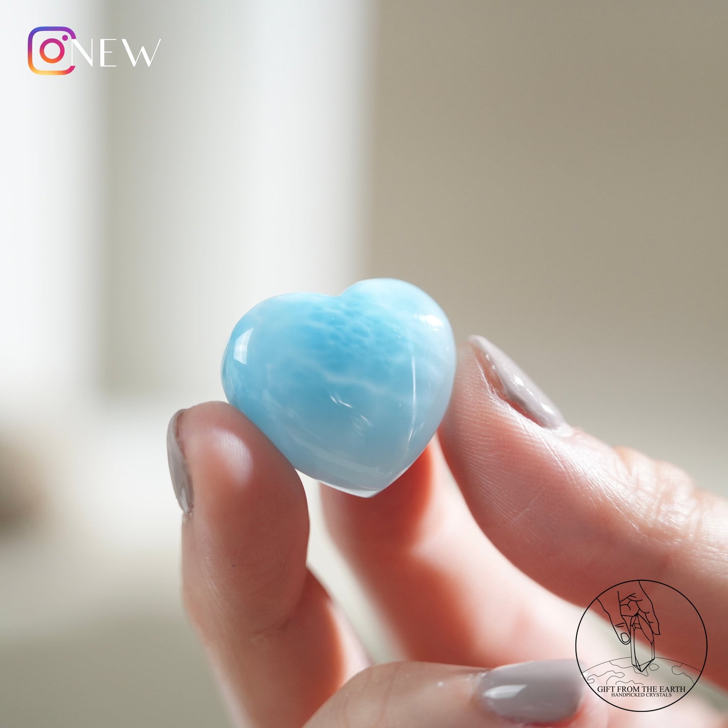 Larimar heart