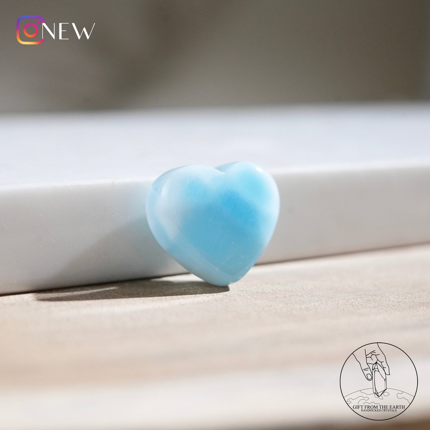 Larimar heart