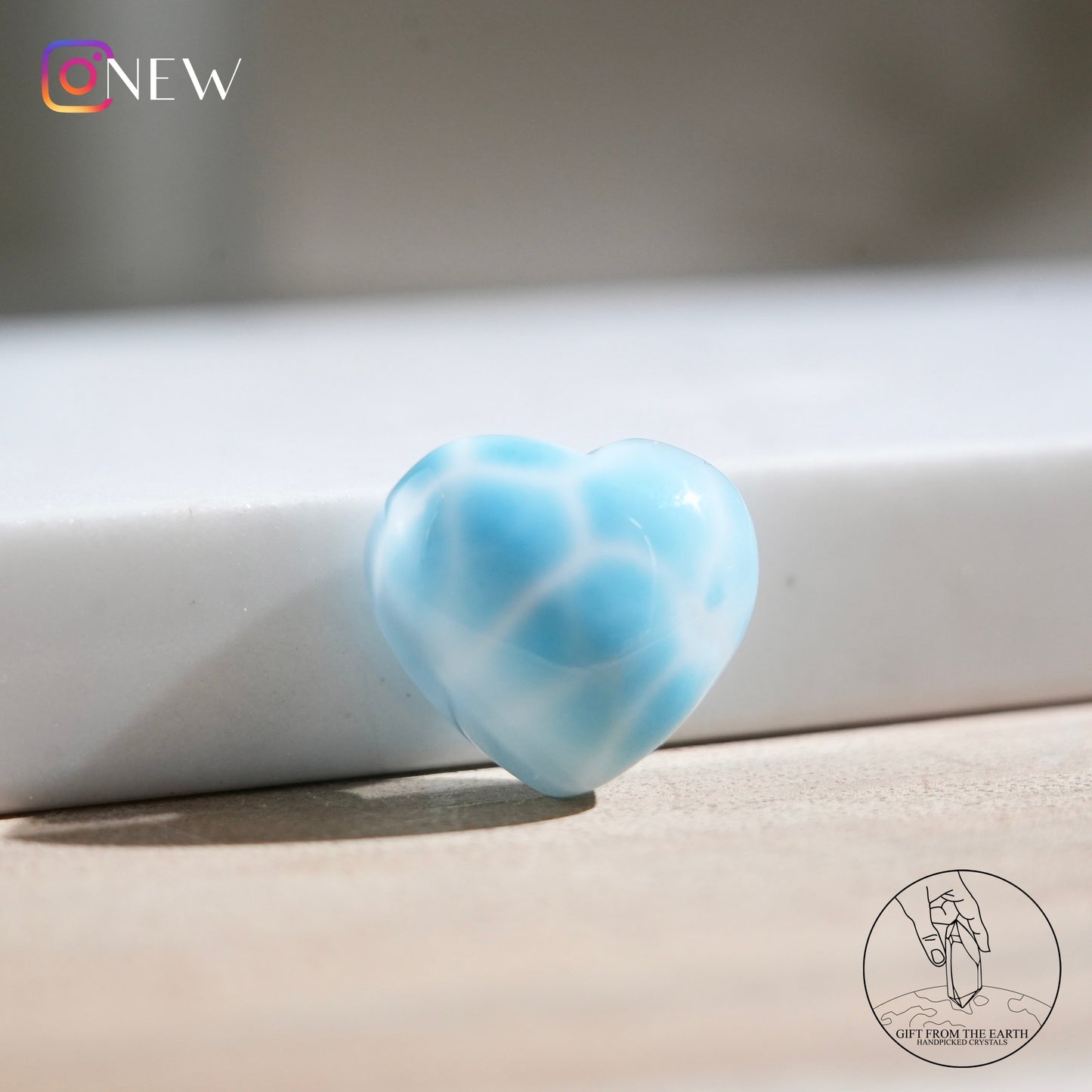 Larimar heart