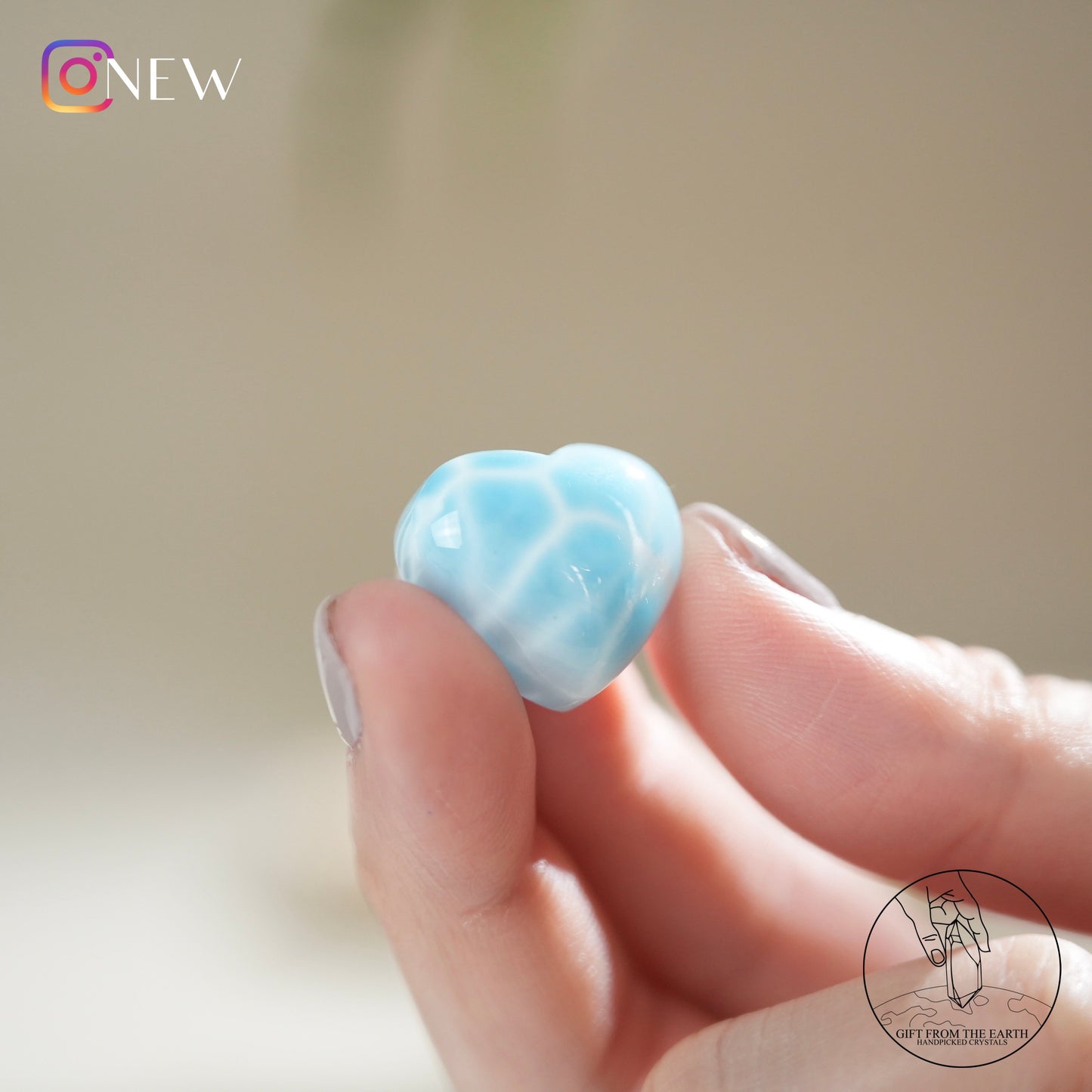 Larimar heart