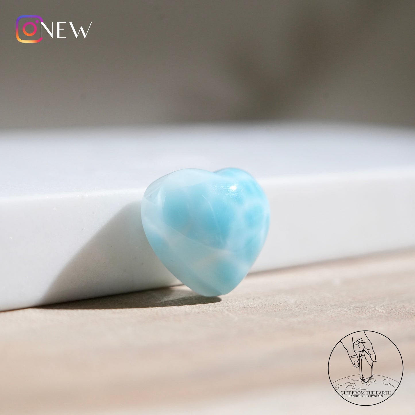 Larimar heart