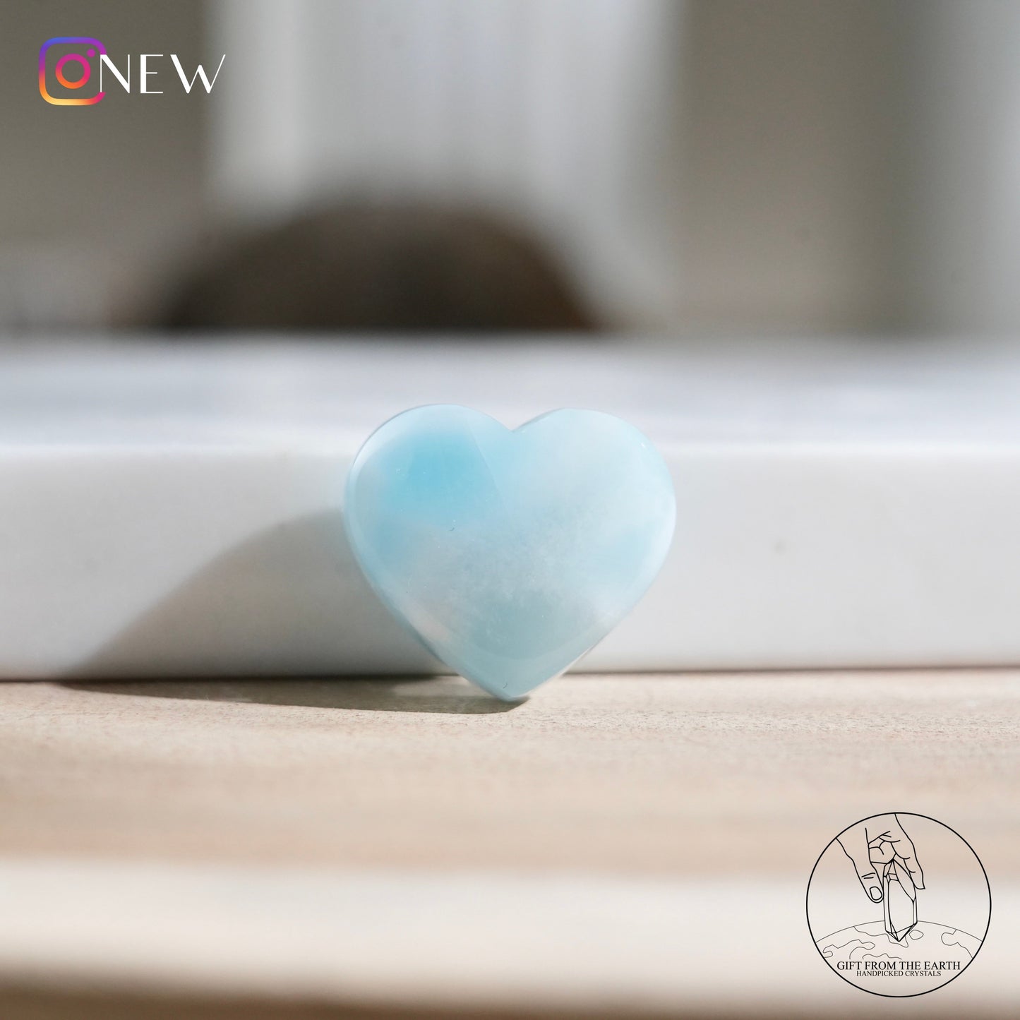 Larimar heart