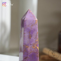 美國紫雲母柱