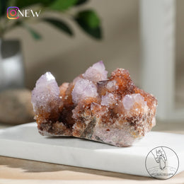 Elestial Quartz Hematitewith