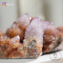 Elestial Quartz Hematitewith