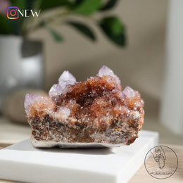 Elestial Quartz Hematitewith