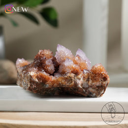 Elestial Quartz Hematitewith