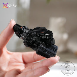 莫桑比克亮面黑碧璽原石