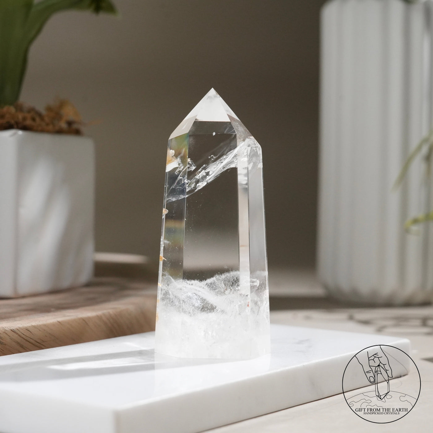 白水晶柱