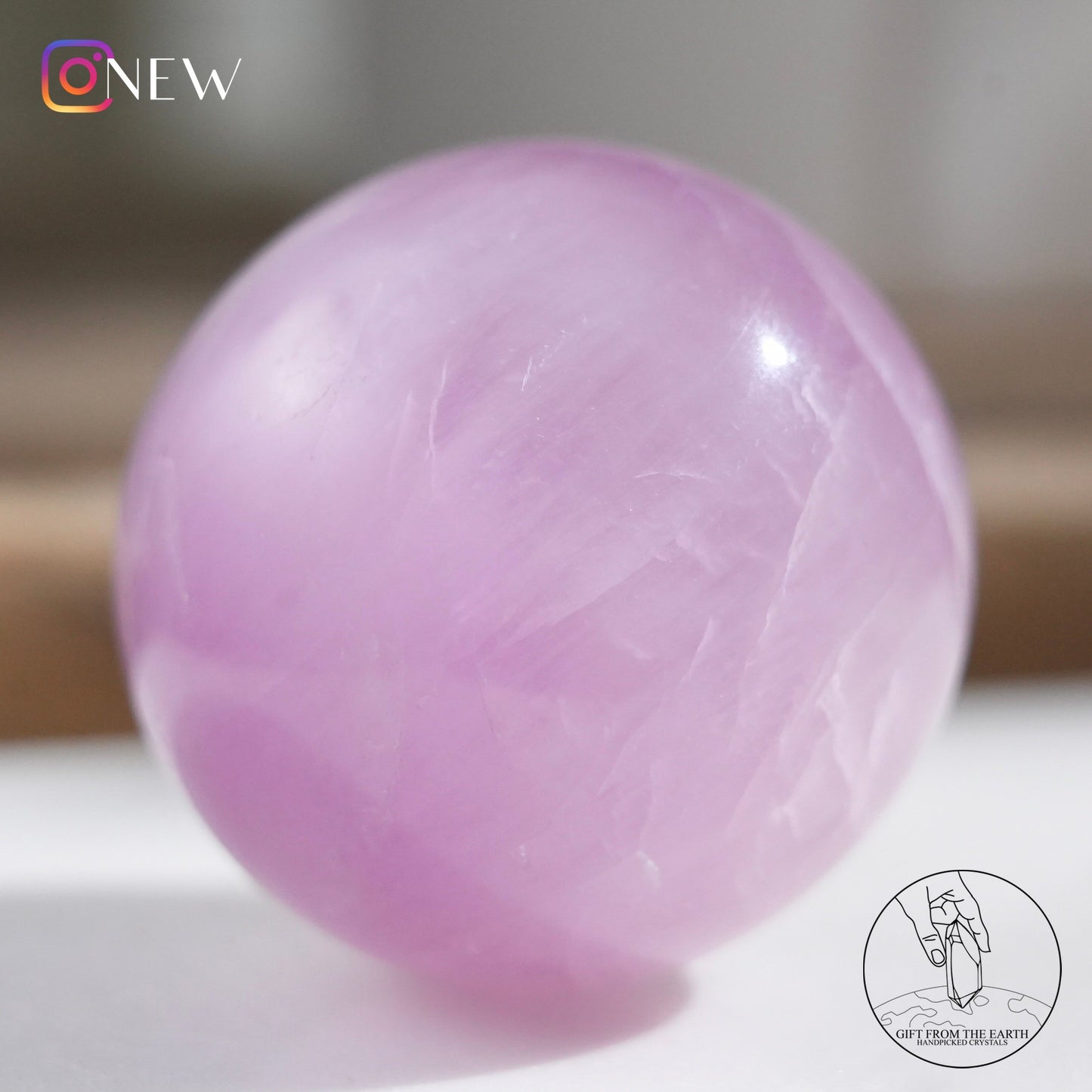 Lepidolite sphere