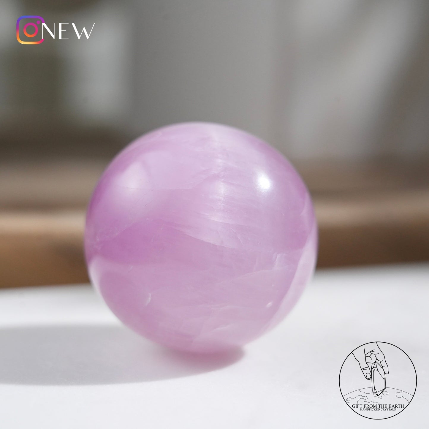 Lepidolite sphere