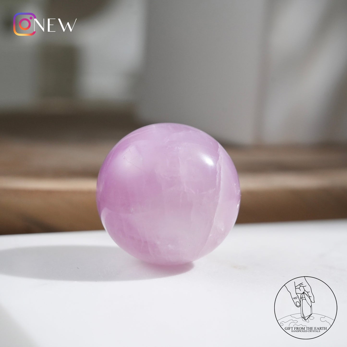 Lepidolite sphere